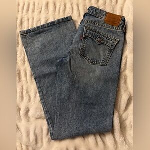 Levi's Blue low-rise flare/bootcut Jeans
